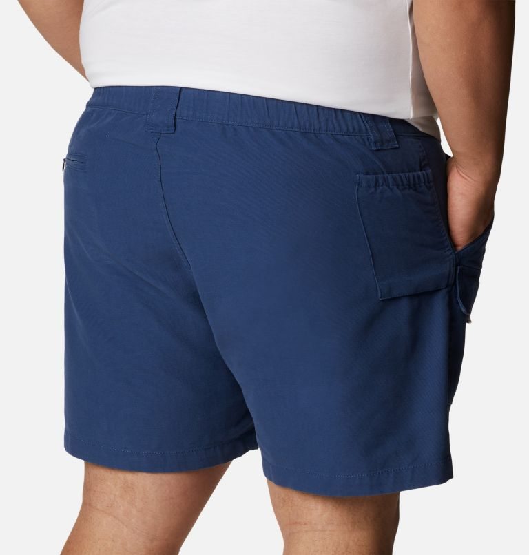 Men's Columbia PFG Brewha II Shorts Navy | Plus Size CA-V083L
